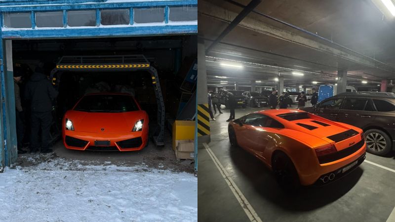 В Астане купленный Lamborghini превратился в вещдок