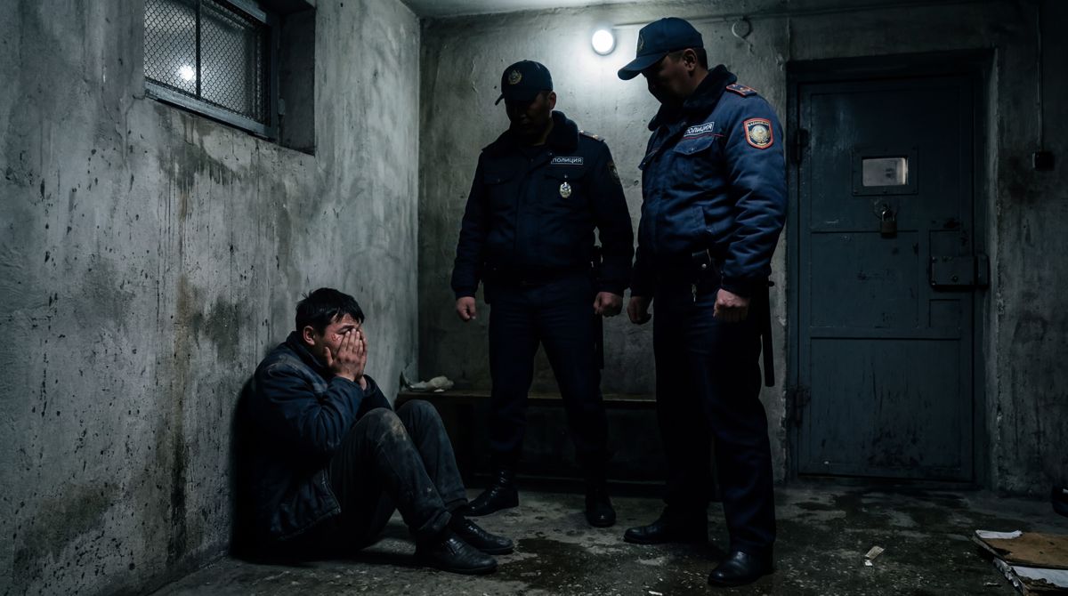 Полиция, полиция Алматы, подросток, избиение