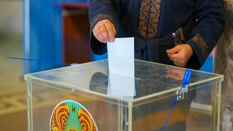 Избиратель отдал свой голос