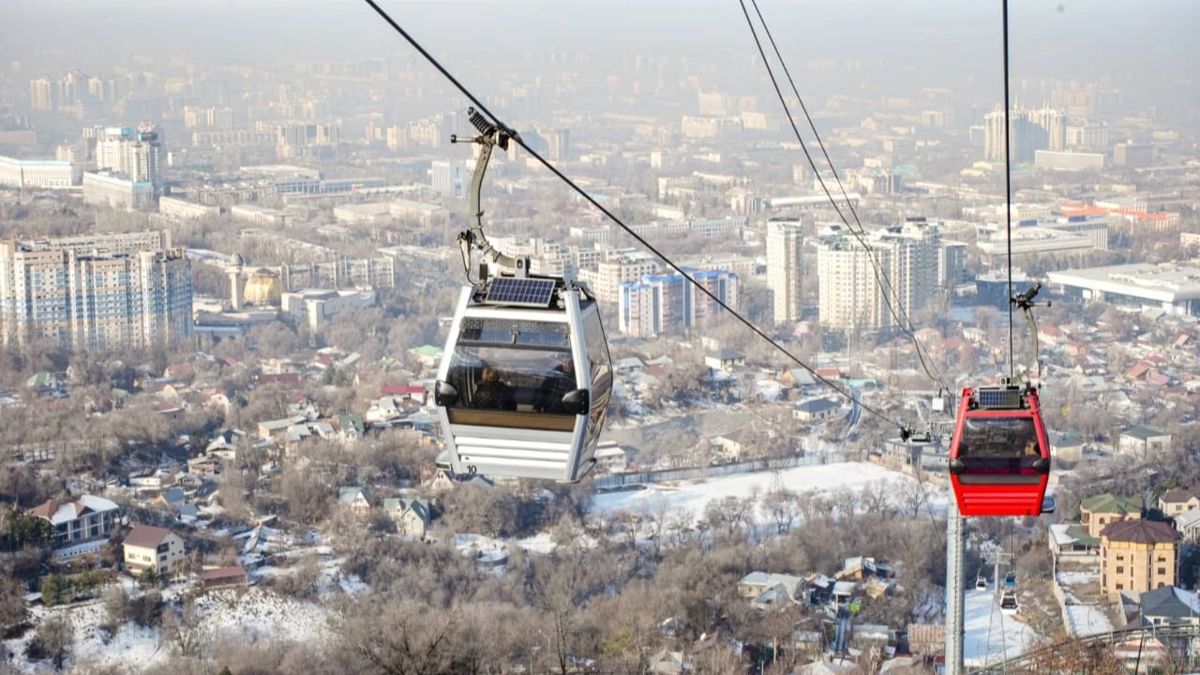 Канатная дорога на "Кок-Тобе"