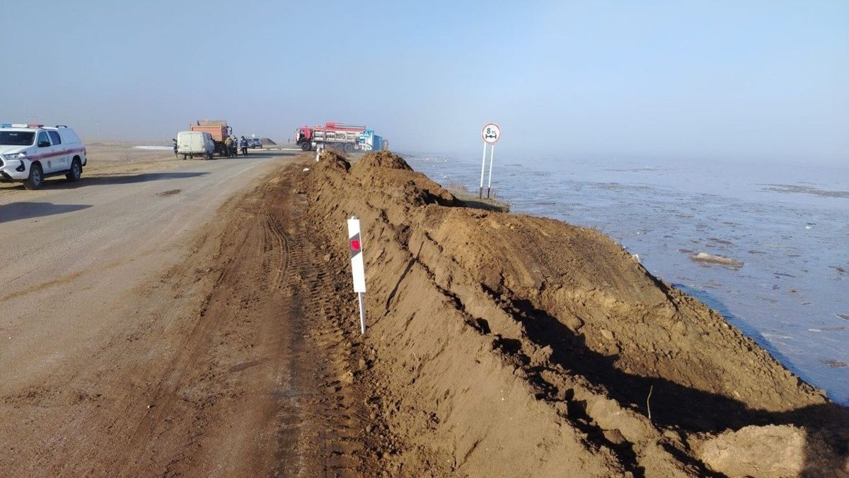 Плотина в Акмолинской области
