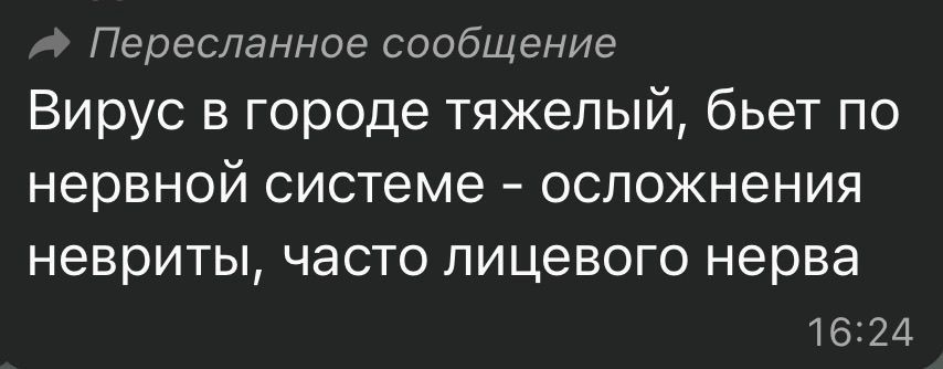 Скриншот с мессенджера WhatsApp