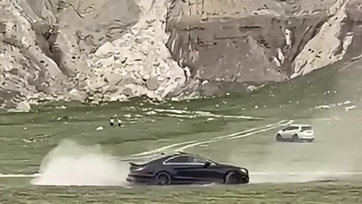 Дрифт у Айракты в Мангистау