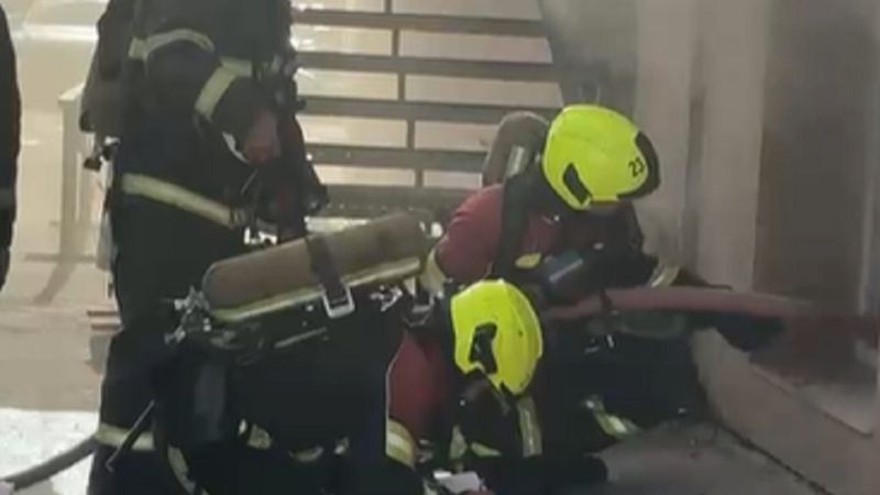 Пожар произошел в сауне в Астане