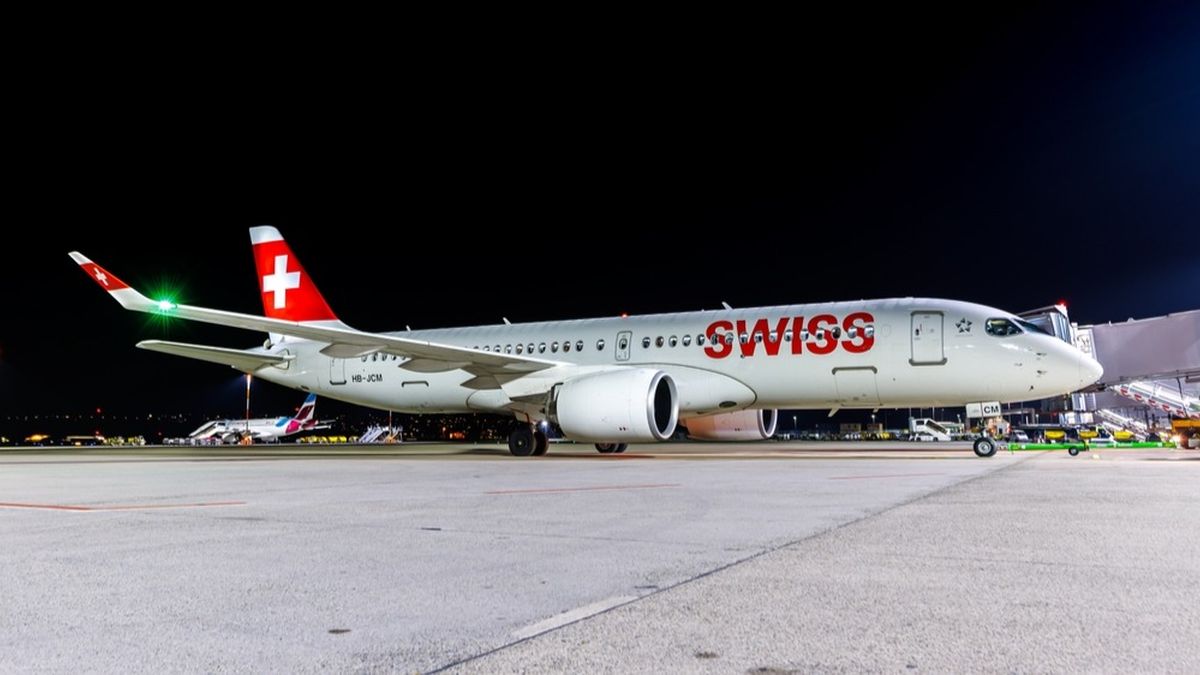 Самолет, SWISS, Казахстан