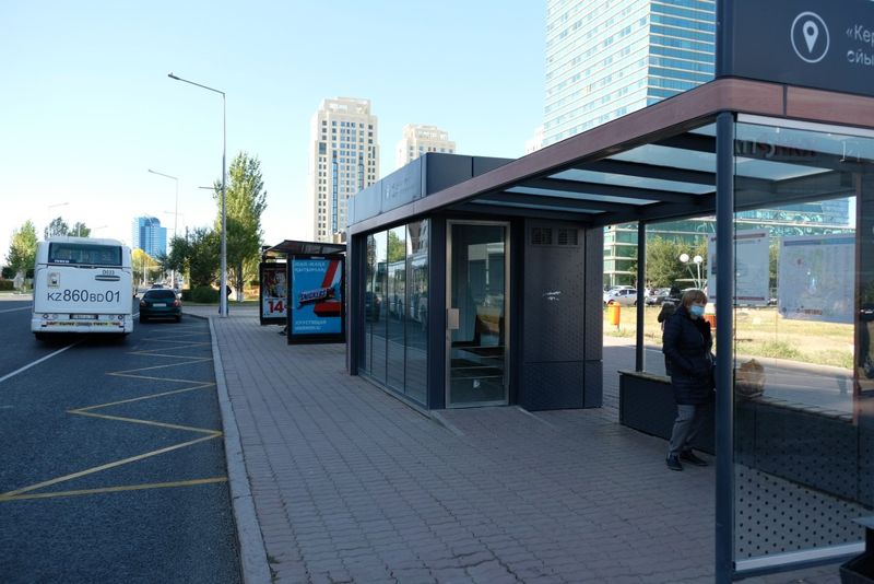 Несколько остановок в Астане временно закрыли