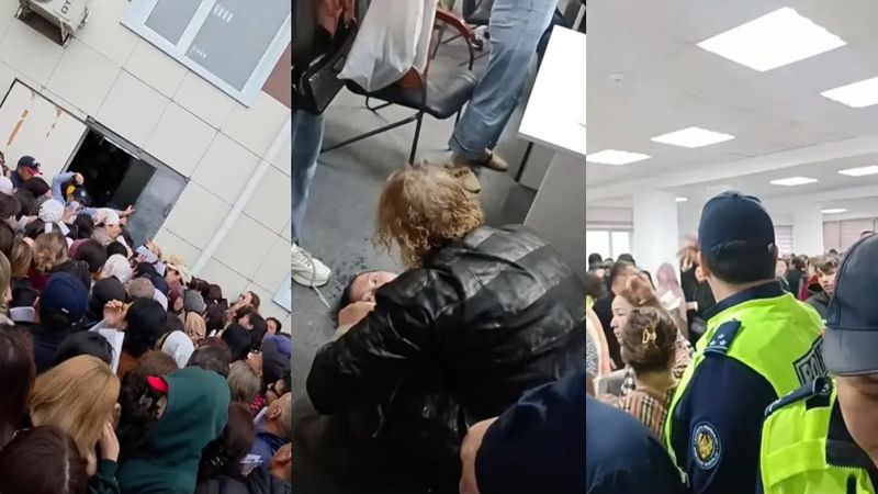 Жители Актау устроили давку в Доме молодежи из-за программы «Жасыл ел»