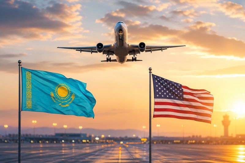 Казахстану могут разрешить прямые рейсы в США уже в ноябре 2026 года