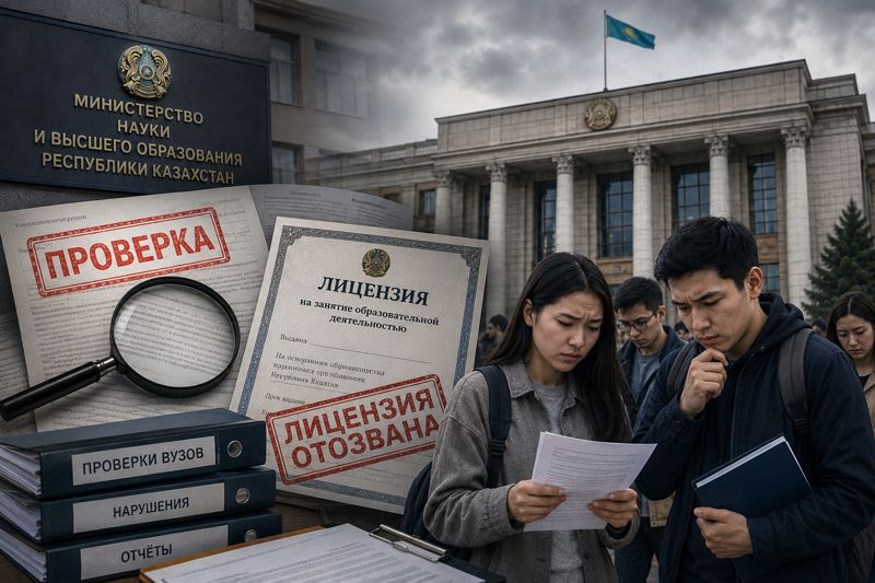 В Казахстане могут закрыть еще два университета