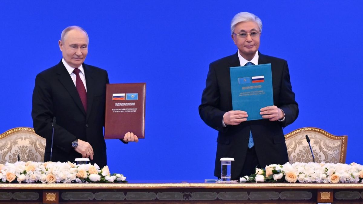 Токаев и Путин