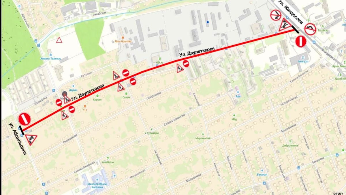 Карта перекрытия