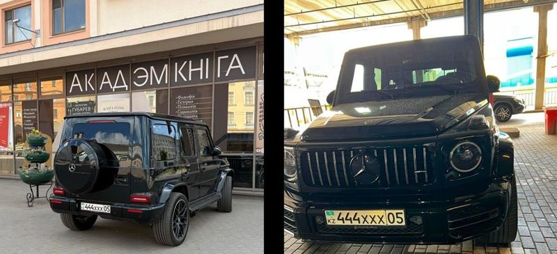 Казахстанку на элитном внедорожнике оштрафовали в Беларуси
