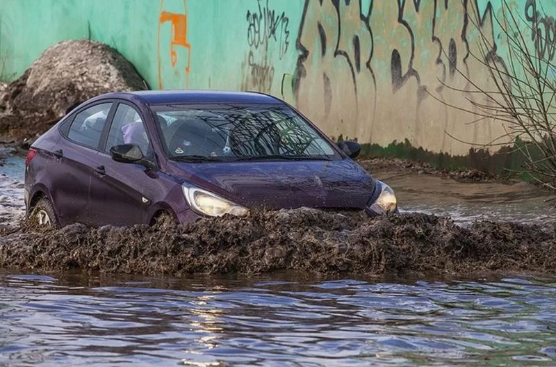 В Актобе за пару дней количество осадков превысило месячную норму