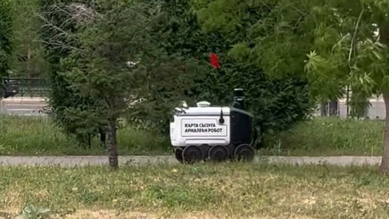 Загадочный робот на улицах столицы озадачил астанчан