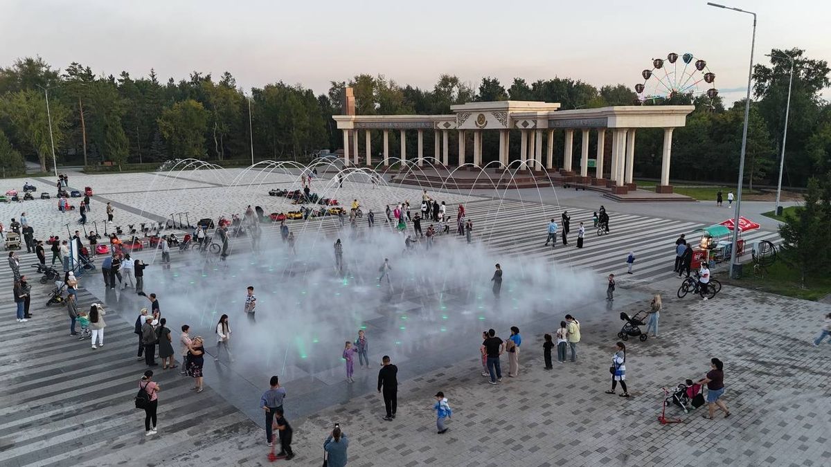 Петропавловск, фонтан, рана