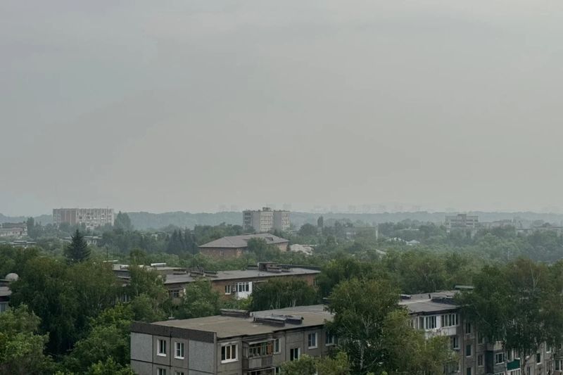 Усть-Каменогорск накрыл смог от лесных пожаров в России
