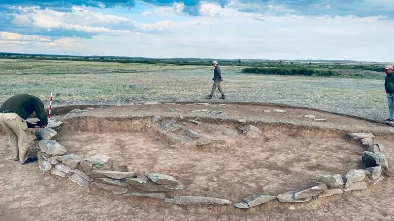 Курган в Карагандинской области