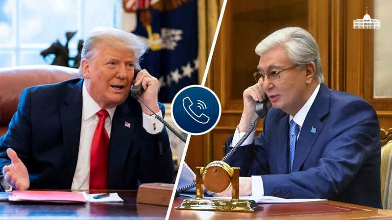 Токаев пригласил Трампа в Казахстан