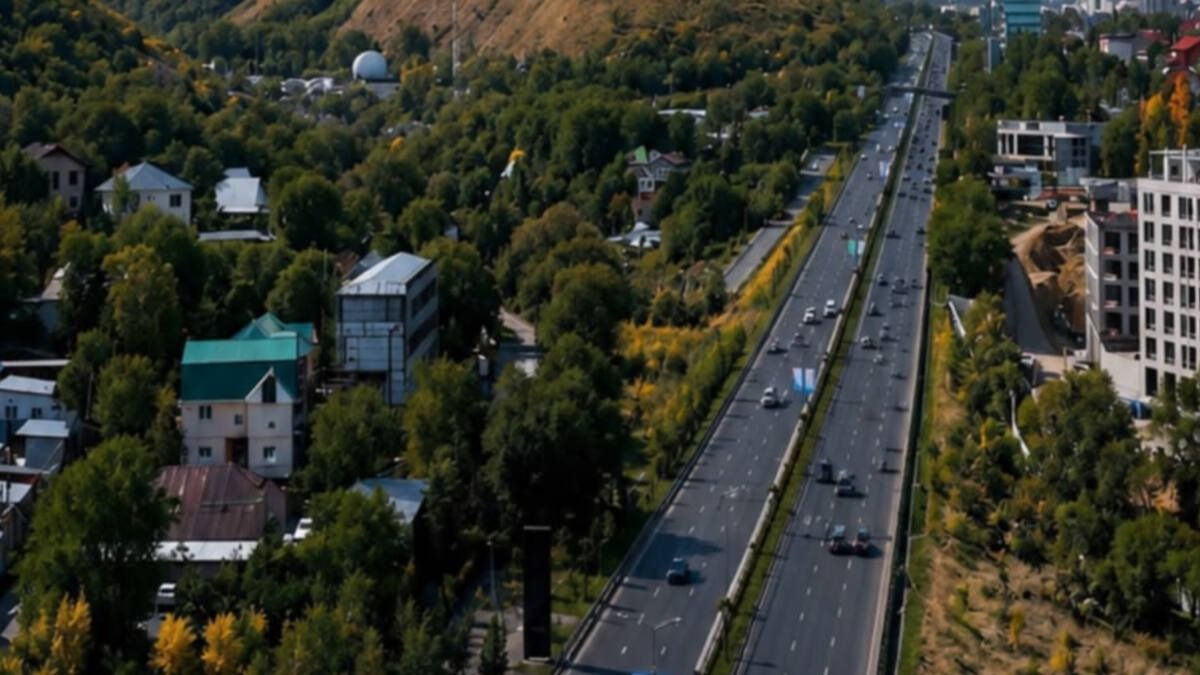 Алматы, дороги