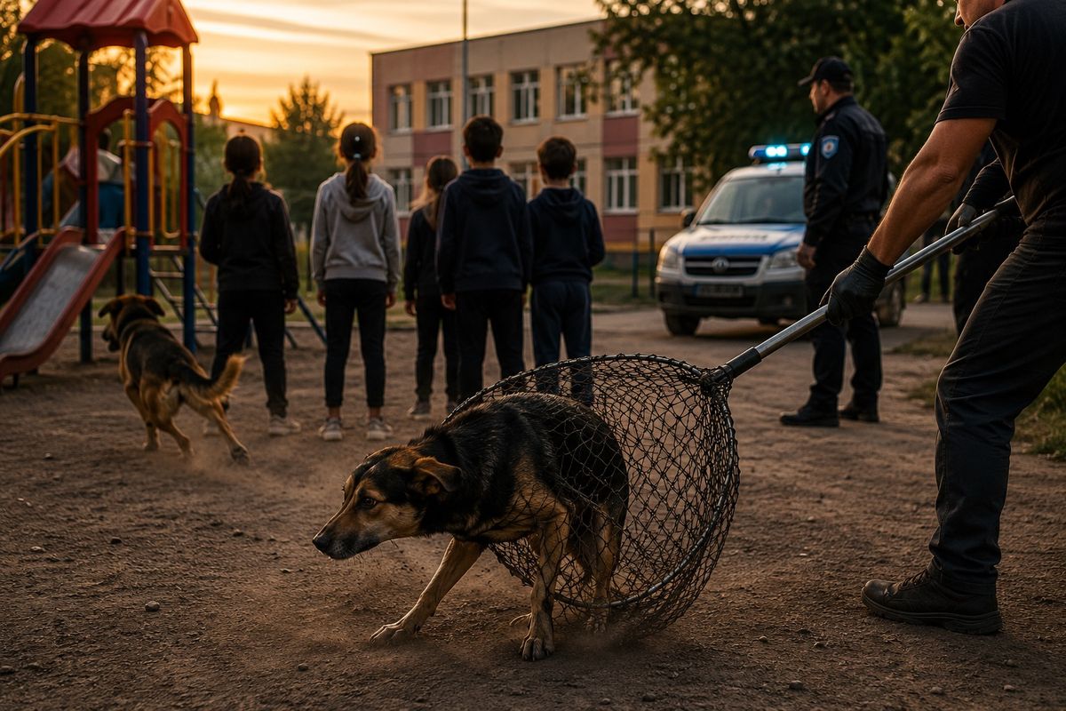 Уральск, детская площадка, дети, собаки