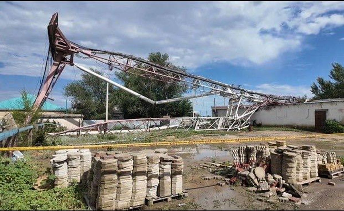 Ураган в Актюбинской области 