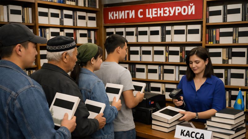 В Казахстане есть спрос на книги с российской цензурой