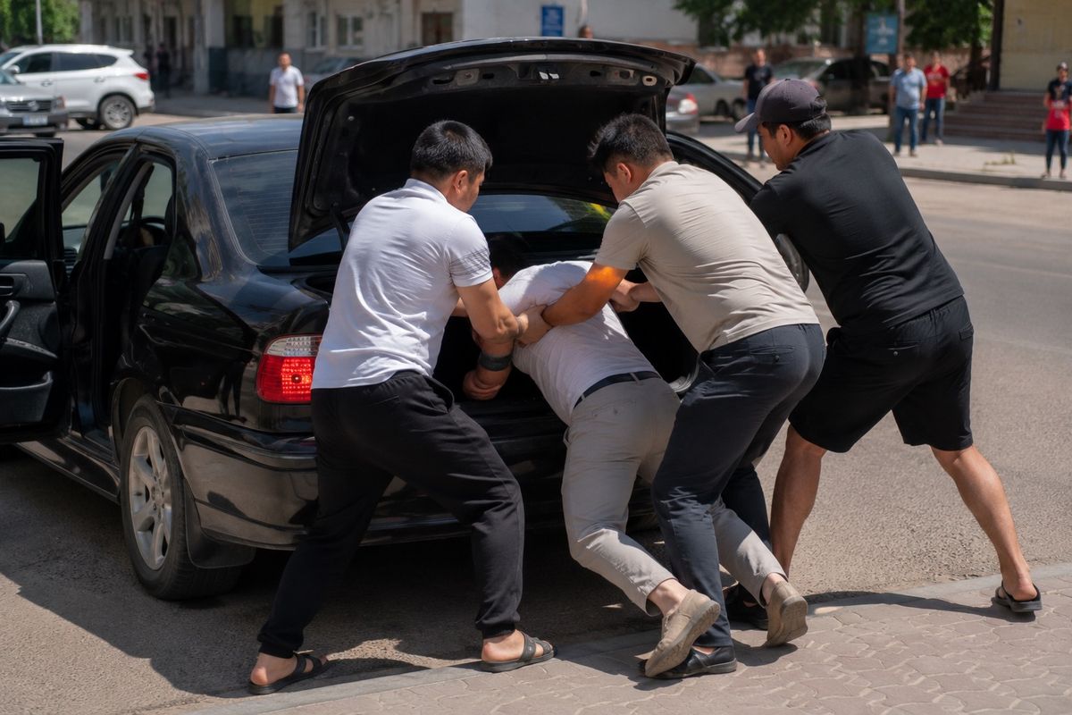 Актобе, похищение, полиция