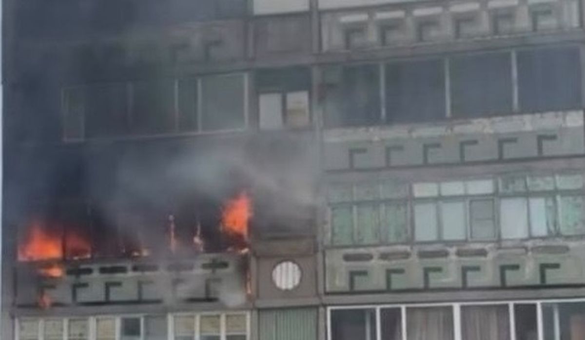 Павлодар, пожар