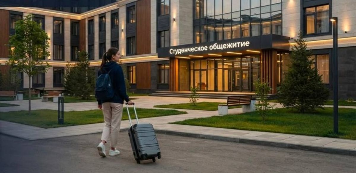 студенты, общежития 