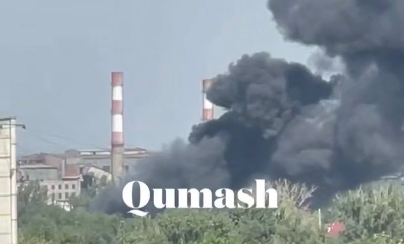 Пожар произошел на складе в Алматы
