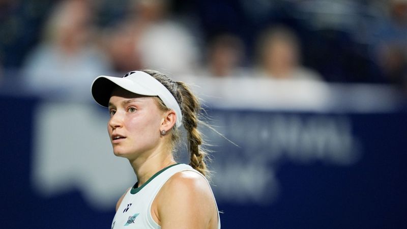 Елена Рыбакина проиграла в финале турнира WTA 1000 в Торонто