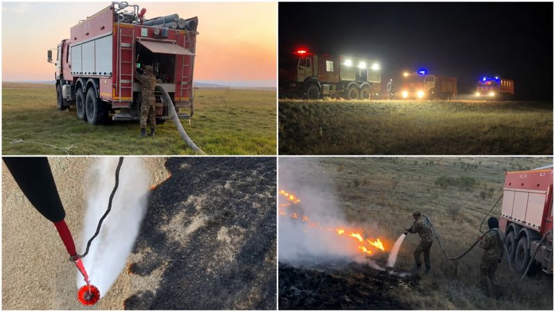 Степные пожары в Карагандинской области локализовали