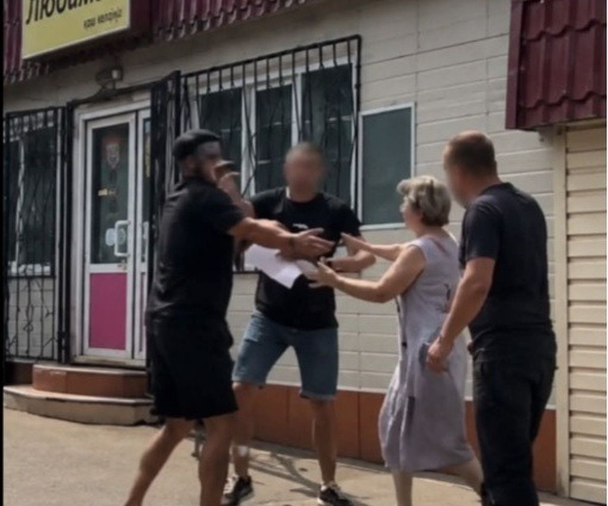 Драка  в Алматы