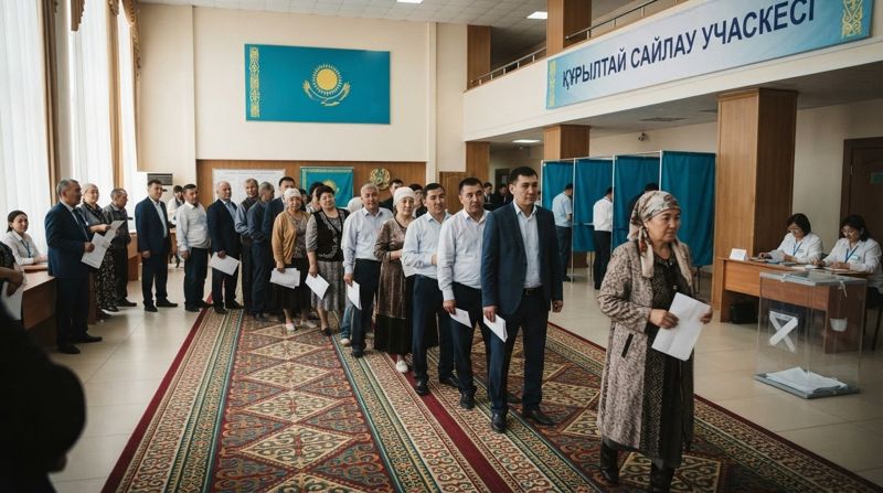 В каких регионах Казахстана голосуют активнее всех
