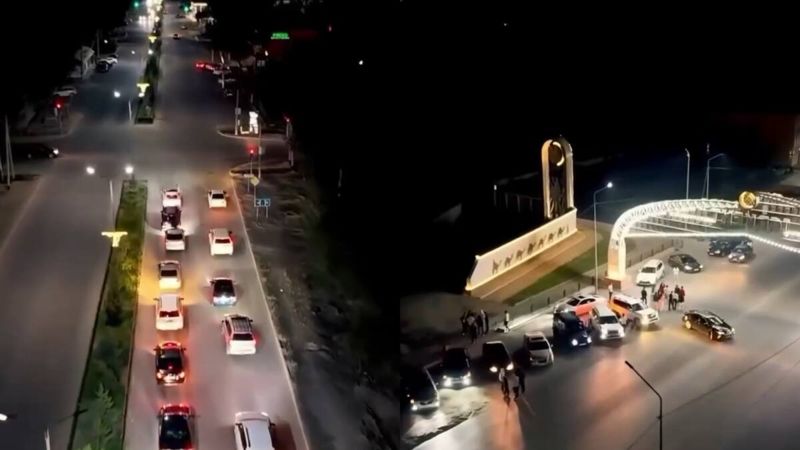 Участников свадебного кортежа наказали в Жаркенте