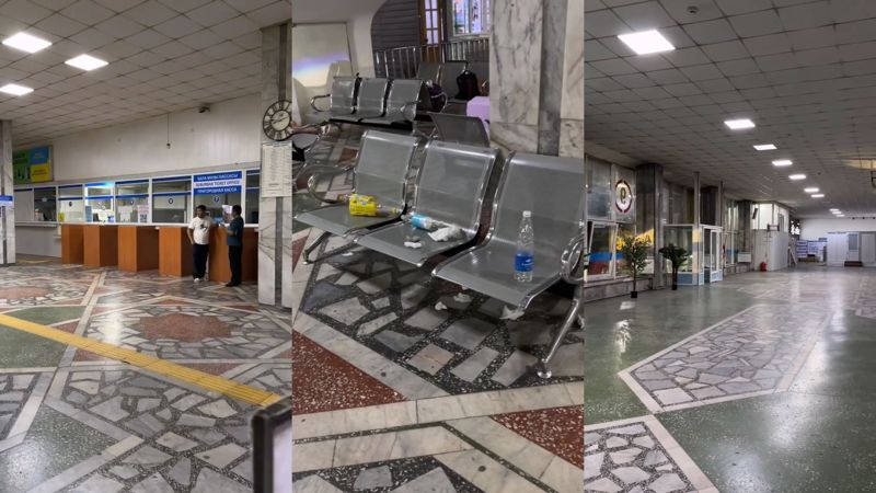 Жители и гости Алматы завалили автовокзал "Сайран" мусором