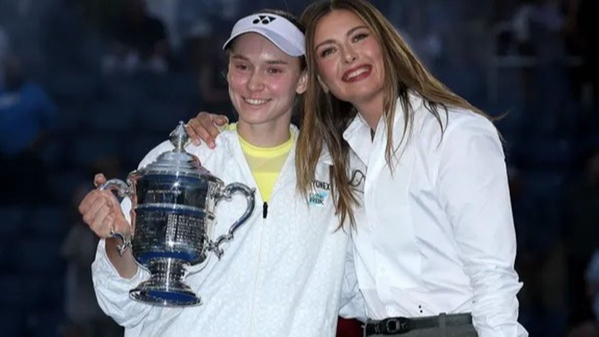 Мария Шарапова, Елена Рыбакина, трофей, US Open