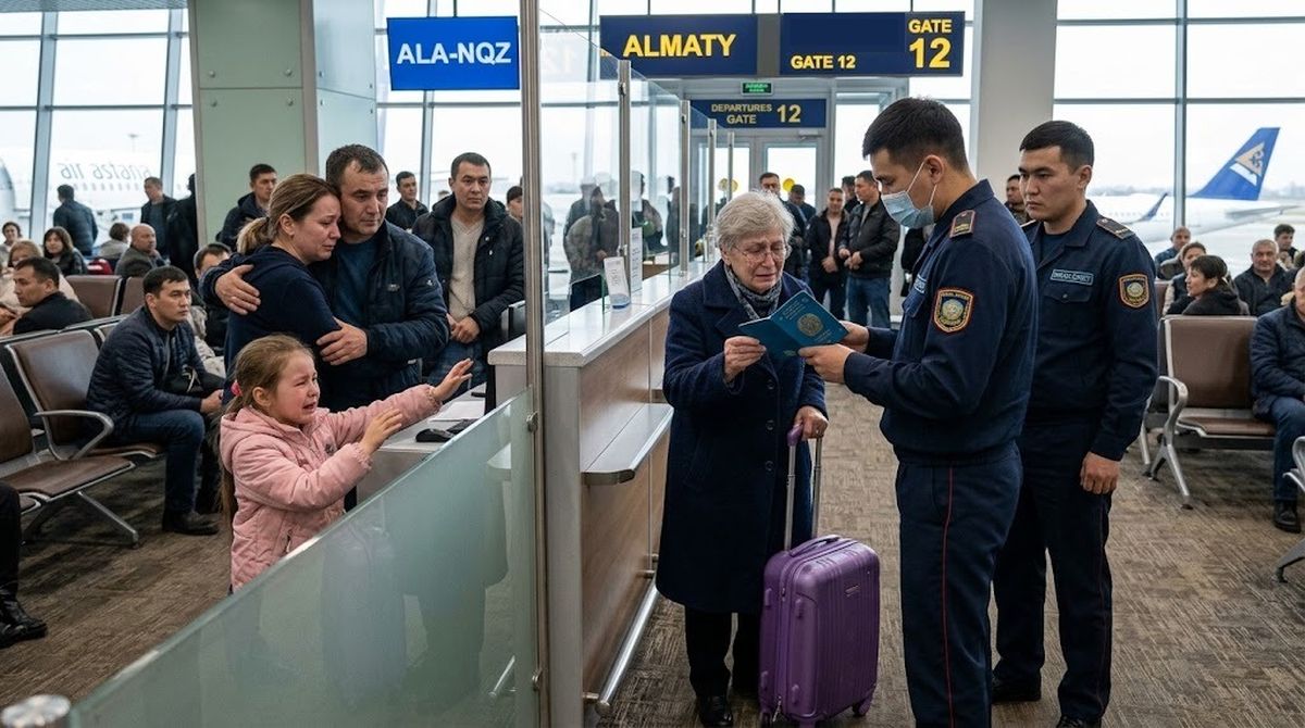 Пограничный контроль в аэропорту