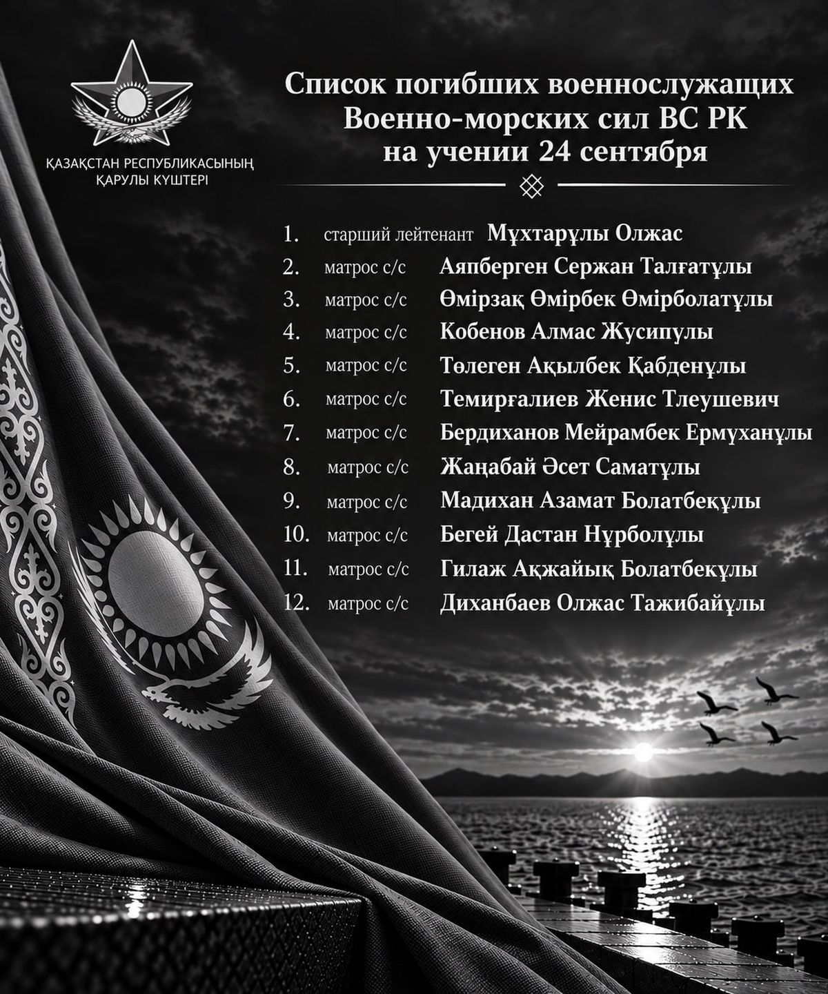 список погибших
