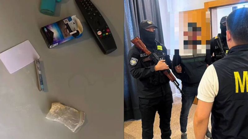 С белым порошком и девушкой в номере: тамаду задержали в Шымкенте
