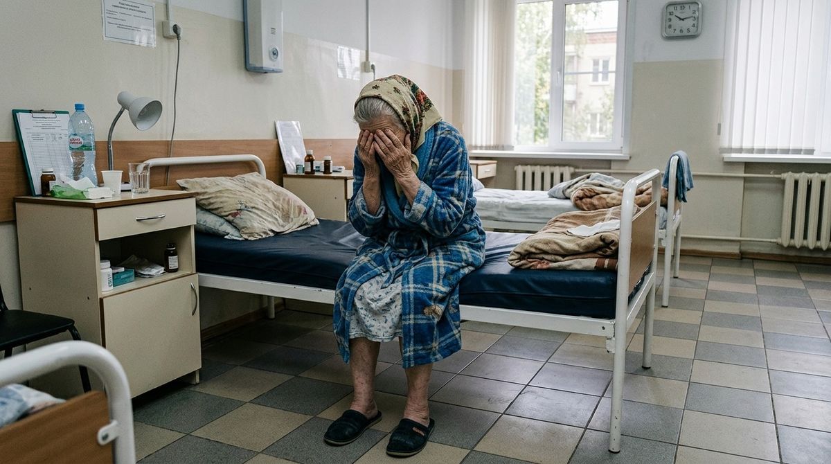 Женщина одна в больнице