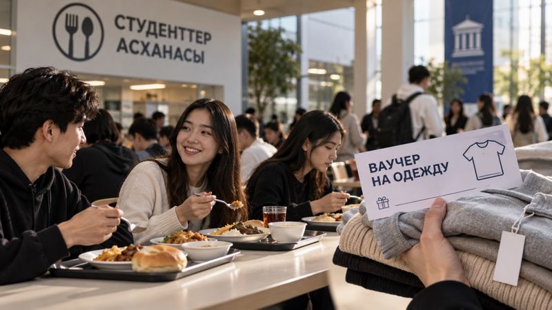 Бесплатная еда и ваучеры на одежду: что предложили для студентов в Казахстане