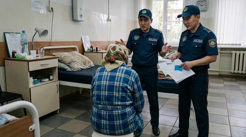 Не может рассказать о себе: Жамбылская полиция о женщине без документов