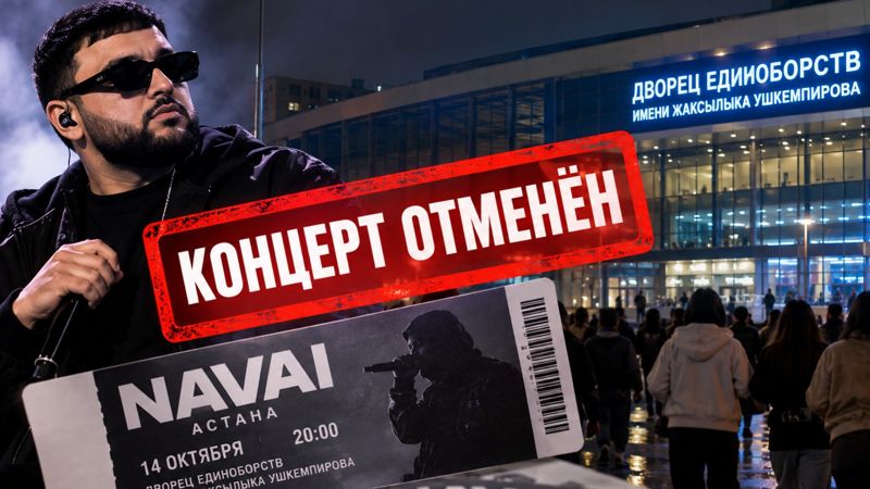 Концерт NAVAI в Астане отменили за несколько часов до начала