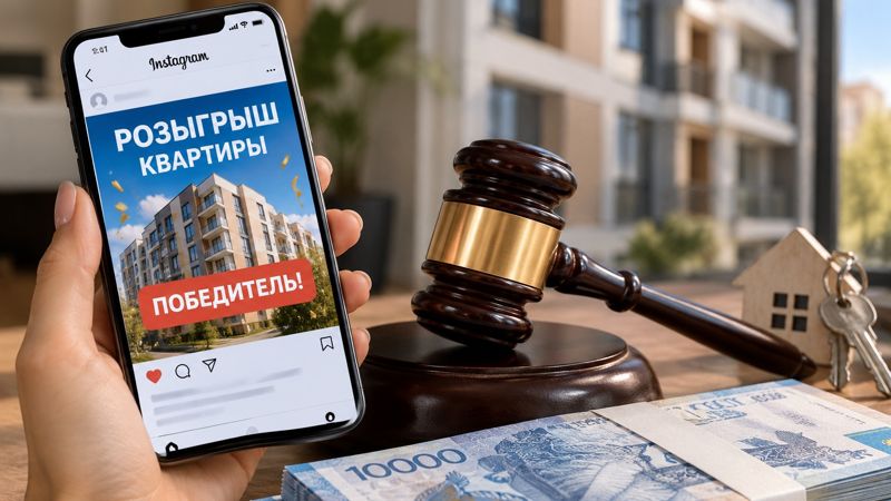 Победительница розыгрыша квартиры в Instagram отсудила 7,6 млн тенге в Казахстане