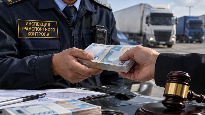 170К взяток обернулись для инспектора штрафом в 5,5 млн теңге