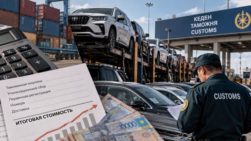 Во сколько обойдется привезти авто из-за рубежа в Казахстан, подсчитали эксперты