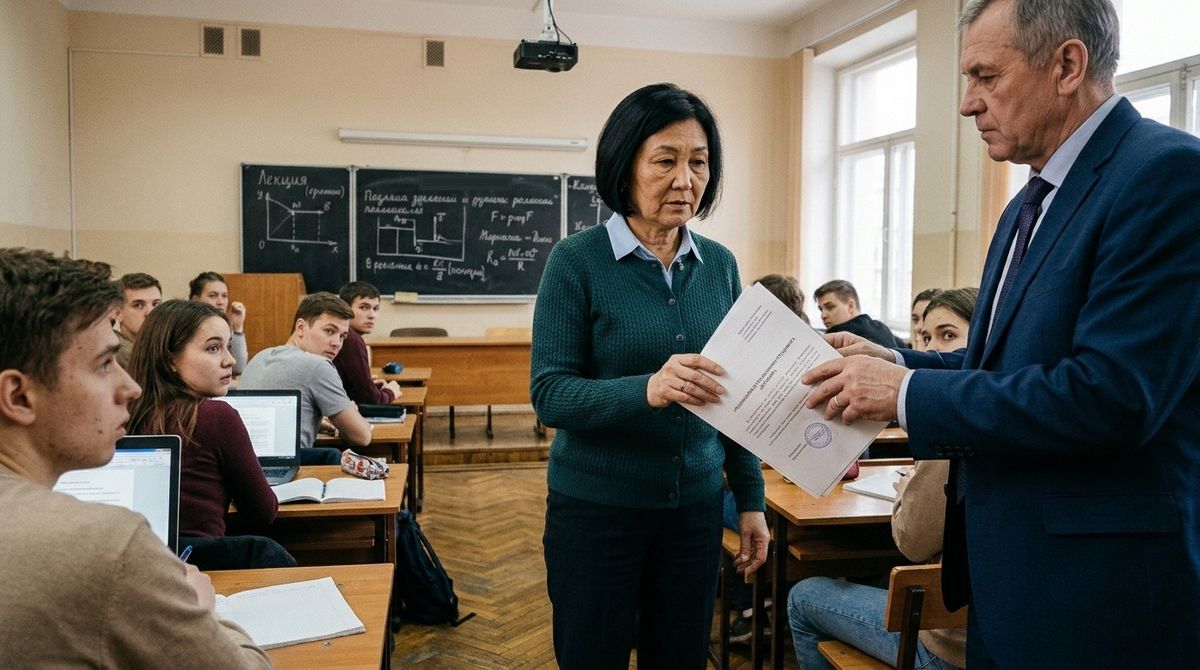 Увольнение преподавателя